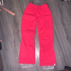 Roxy Snowboard/Ski SET Jacket and pants pink EUC